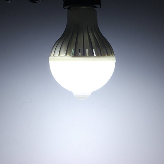 E27 5W 7W 9W PIR Infrared Motion Sensor LED Light Lamp Bulb Home Lighting A85-265V