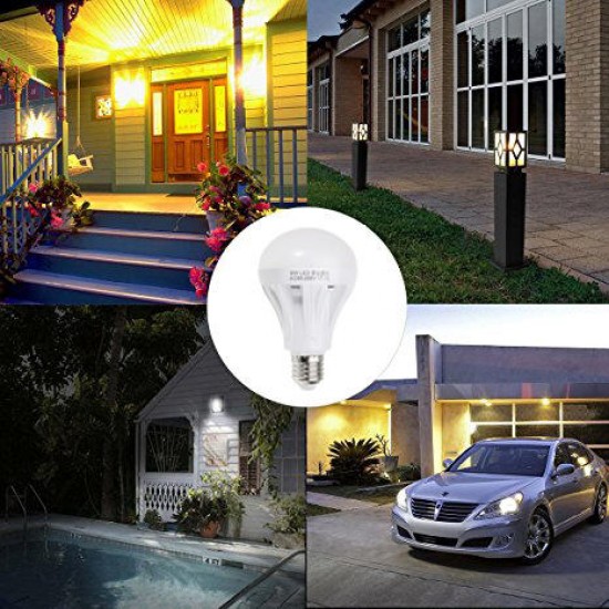 E27 5W 7W 9W SMD5730 Pure White Radar Sensor Light Control LED Bulb for Porch AC85-265V