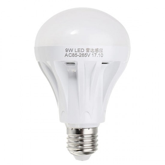E27 5W 7W 9W SMD5730 Pure White Radar Sensor Light Control LED Bulb for Porch AC85-265V E27 5W 7W 9W SMD5730 Pure White Radar Sensor Light Control LED Bulb for Porch AC85-265V