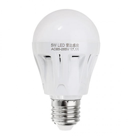 E27 5W 7W 9W SMD5730 Pure White Radar Sensor Light Control LED Bulb for Porch AC85-265V E27 5W 7W 9W SMD5730 Pure White Radar Sensor Light Control LED Bulb for Porch AC85-265V
