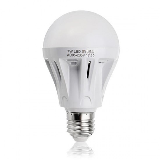E27 5W 7W 9W SMD5730 Pure White Radar Sensor Light Control LED Bulb for Porch AC85-265V E27 5W 7W 9W SMD5730 Pure White Radar Sensor Light Control LED Bulb for Porch AC85-265V