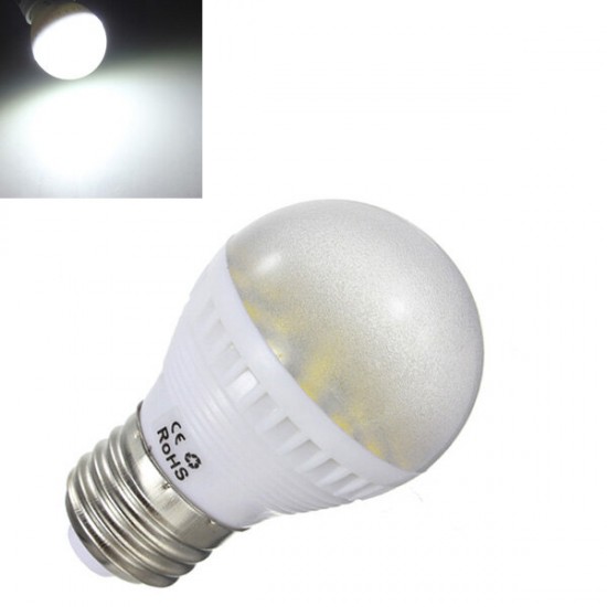 E27 5W Pure White 29 SMD 5050 LED Globe Light Bulb Lamp 110-240V