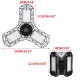 E27 60W Deformable LED Garage Light Foldable Ceiling Lighting High Bay Light Lamp AC85-265V E27 60W Deformable LED Garage Light Foldable Ceiling Lighting High Bay Light Lamp AC85-265V