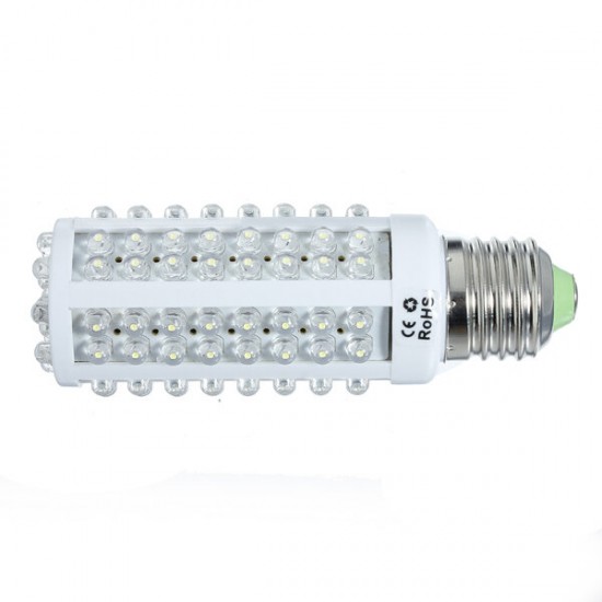 E27 6.5W Pure White 108-LED 450-Lumen LED Corn Light Lamp Bulb 220V