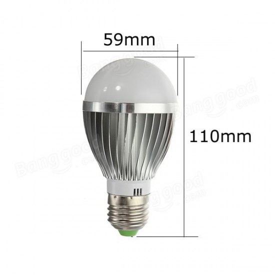 E27 6W LED Bulb Warm White/White AC110-240V LED Globe Light Bulb