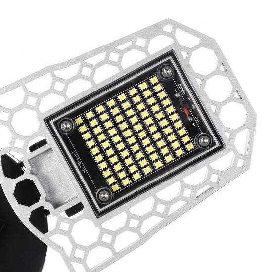 E27 80W SMD2835 Three-leaves LED Bulb Deformable Foldable Induction Light Sensor Garage Lamp AC100-277V E27 80W SMD2835 Three-leaves LED Bulb Deformable Foldable Induction Light Sensor Garage Lamp AC100-277V