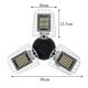 E27 80W SMD2835 Three-leaves LED Bulb Deformable Foldable Induction Light Sensor Garage Lamp AC100-277V E27 80W SMD2835 Three-leaves LED Bulb Deformable Foldable Induction Light Sensor Garage Lamp AC100-277V