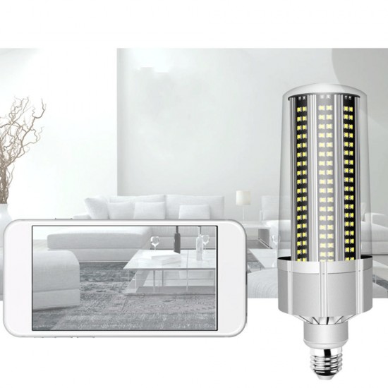 E27 80W Warm White Pure White Indoor Home Garden Fan Cooling 318 LED Corn Light Bulb AC100-277V