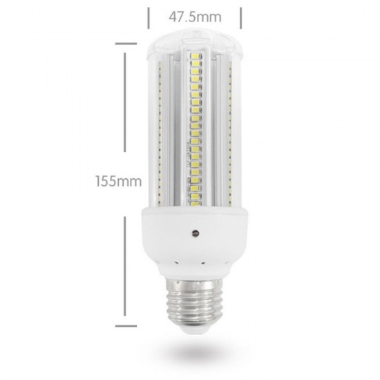 E27 8W SMD2835 Dusk To Dawn Light Sensor Control LED Corn Light Bulb for Outoor Garden AC85-265V