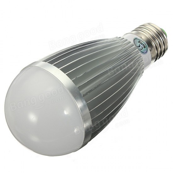 E27 8W Warm White/White Energy Saving LED Globe Light Bulb 110-240V