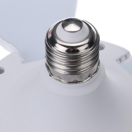 E27 90W Foldable Colorful LED Light Bulb 5-Leaf Angle Adjustable Deformable Garage Lamp for Indoor AC110-265V