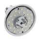 E27 9W 24LEDs Pure White Radar Sensor Light Bulb Car Detection Lamp AC220V