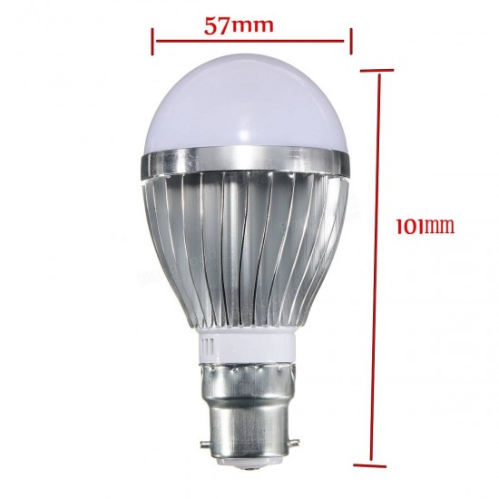 E27 B22 10W Dimmable 14 SMD5730 LED Bayonet Edison Bulb Lamp Globe Light Warm White AC 110-240V