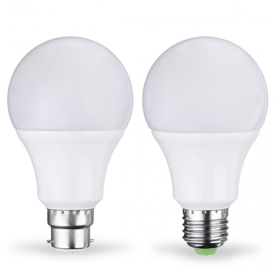 E27 B22 5W 10LEDs Warm White Pure White Light Control Bulb No Flicker Energy Saving AC85-265V E27 B22 5W 10LEDs Warm White Pure White Light Control Bulb No Flicker Energy Saving AC85-265V