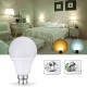 E27 B22 5W 10LEDs Warm White Pure White Light Control Bulb No Flicker Energy Saving AC85-265V E27 B22 5W 10LEDs Warm White Pure White Light Control Bulb No Flicker Energy Saving AC85-265V
