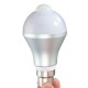 E27 B22 5W Auto PIR Motion Sensor LED Infrared Energy Saving Light Bulb 85-265V