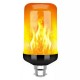 E27 B22 5W LED Flicker Flame Light Bulb 4 Modes Burning Fire Effect Gravity Sensor Lamp AC85-265V