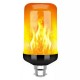 E27 B22 5W LED Flicker Flame Light Bulb 4 Modes Burning Fire Effect Gravity Sensor Lamp AC85-265V