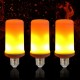 E27 B22 5W LED Flicker Flame Light Bulb 4 Modes Burning Fire Effect Gravity Sensor Lamp AC85-265V