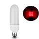 E27 B22 5W SMD2835 99LEDs Red Blue Green Flickering Flame Light Bulb AC85-265V