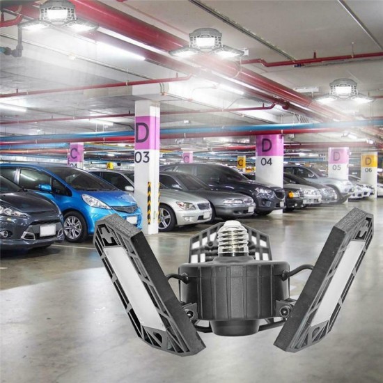 E27 B22 60W AC85-265V SMD2835 6000LM 144LED Deformable Garage Light Bulb Shop Lamp for Parking Lot E27 B22 60W AC85-265V SMD2835 6000LM 144LED Deformable Garage Light Bulb Shop Lamp for Parking Lot