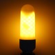 E27 B22 6W SMD2835 Three Modes 1300K-1800K 99LEDs Yellow Flame Light Bulb AC85-265V