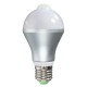 E27 B22 7W SMD 5730 PIR Infrared Motion+ Light Sensor 16 LED Light Bulb AC85-265V