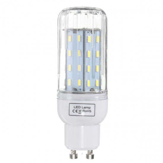 E27 B22 E12 E14 G9 GU10 6W 56 SMD 4014 LED Warm White White Cover Corn Bulb AC 110V