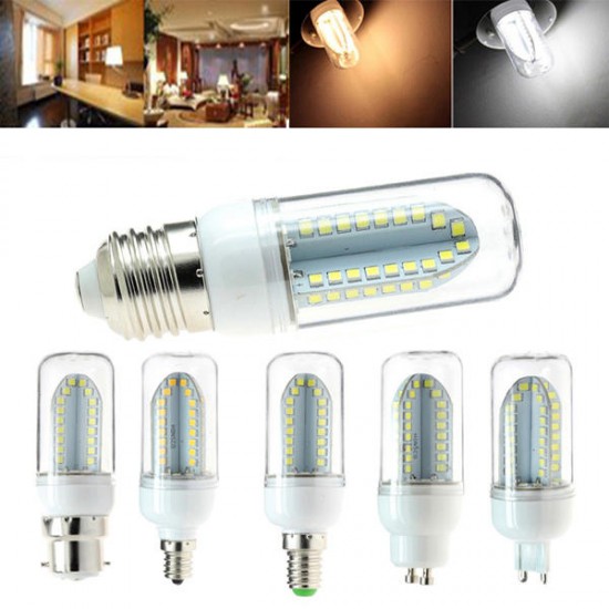 E27 B22 E14 E12 G9 GU10 5W 500LM SMD2835 84LEDs Warm White Pure White Corn Light Bulb AC85-265V E27 B22 E14 E12 G9 GU10 5W 500LM SMD2835 84LEDs Warm White Pure White Corn Light Bulb AC85-265V