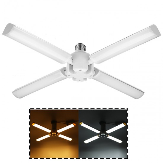 E27 Deformable LED Garage Light Bulb Foldable Ceiling Fixture Shop Workshop Lamp 110-265V E27 Deformable LED Garage Light Bulb Foldable Ceiling Fixture Shop Workshop Lamp 110-265V