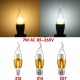 E27 E12 E14 470LM 7W SMD 3014 LED Golden Warm White White Candle Light Lamp Non-Dimmable AC 85-265V