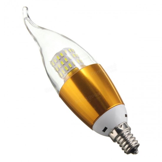 E27 E12 E14 470LM 7W SMD 3014 LED Golden Warm White White Candle Light Lamp Non-Dimmable AC 85-265V