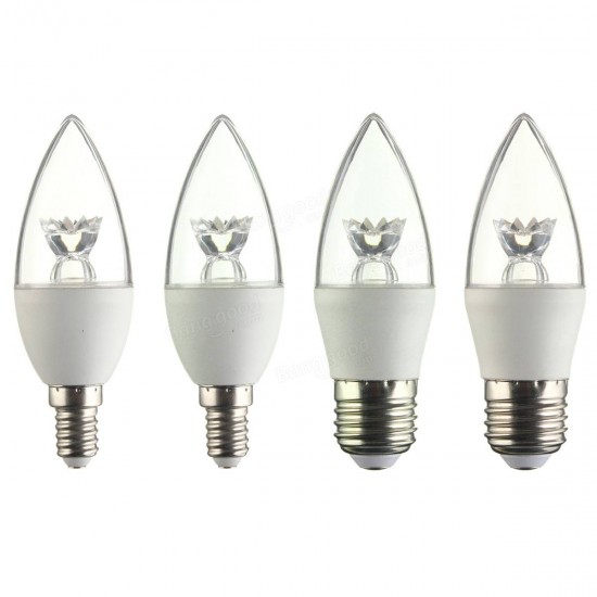 E27 E14 5W C37 LED COB Warm White White Candle Light Lamp Bulb AC 100-240V E27 E14 5W C37 LED COB Warm White White Candle Light Lamp Bulb AC 100-240V