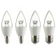 E27 E14 5W C37 LED COB Warm White White Candle Light Lamp Bulb AC 100-240V