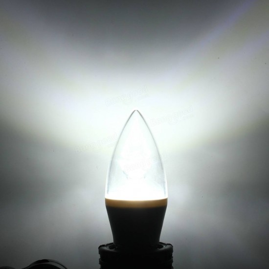 E27 E14 5W C37 LED COB Warm White White Candle Light Lamp Bulb AC 100-240V E27 E14 5W C37 LED COB Warm White White Candle Light Lamp Bulb AC 100-240V