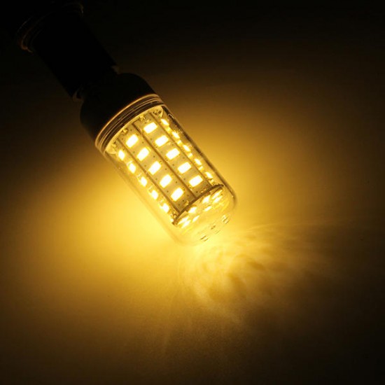 E27 E14 7W SMD5730 48LEDs 500LM Pure White Warm White Corn Light Bulb AC110V AC220V