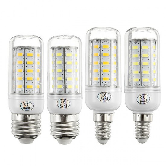 E27 E14 7W SMD5730 48LEDs 500LM Pure White Warm White Corn Light Bulb AC110V AC220V E27 E14 7W SMD5730 48LEDs 500LM Pure White Warm White Corn Light Bulb AC110V AC220V