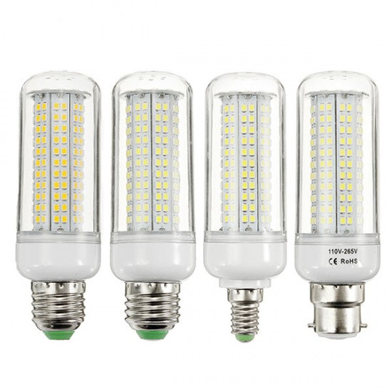 E27 E14 B22 16W 200 SMD 2835 Pure White Warm White LED Corn Light Bulb AC 110-265V E27 E14 B22 16W 200 SMD 2835 Pure White Warm White LED Corn Light Bulb AC 110-265V