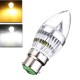 E27 E14 B22 E12 6W LED Chandelier Candle Light Bulb 85-265V