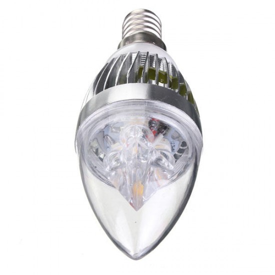 E27 E14 B22 E12 6W LED Chandelier Candle Light Bulb 85-265V