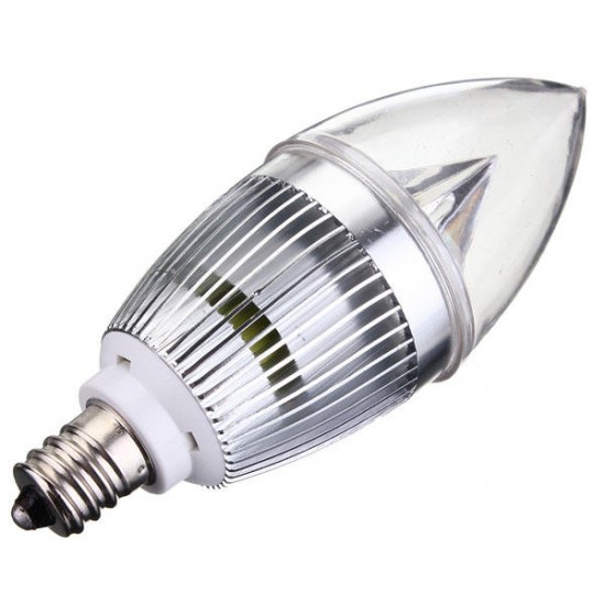 E27 E14 B22 E12 6W LED Chandelier Candle Light Bulb 85-265V