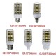 E27 E14 B22 G9 GU10 10W 123 SMD 2835 LED Cover Corn White Warm White Lamp Bulb AC 110V