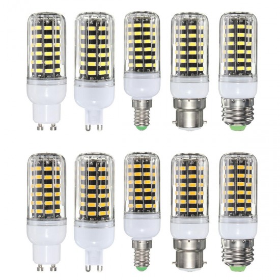 E27 E14 B22 G9 GU10 7W 64 SMD 5733 1000LM LED Warm White White Cover Corn Bulb AC 110V E27 E14 B22 G9 GU10 7W 64 SMD 5733 1000LM LED Warm White White Cover Corn Bulb AC 110V