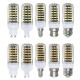 E27 E14 B22 G9 GU10 7W 64 SMD 5733 1000LM LED Warm White White Cover Corn Bulb AC 110V