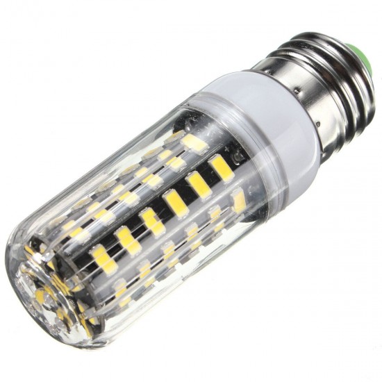 E27 E14 B22 G9 GU10 7W 64 SMD 5733 1000LM LED Warm White White Cover Corn Bulb AC 110V