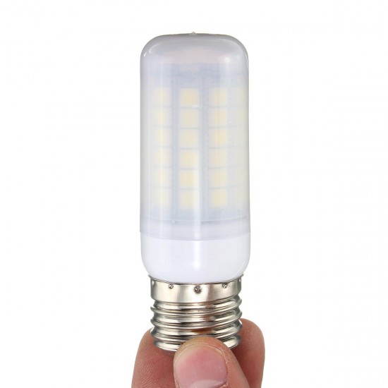 E27 E14 B22 GU10 6W 69 SMD 5050 LED Pure White Warm White Natural White Cover Corn Bulb AC220V