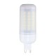 E27 E14 B22 GU10 6W 69 SMD 5050 LED Pure White Warm White Natural White Cover Corn Bulb AC220V