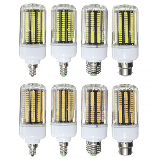 E27 E14 E12 B22 15W 170 SMD 5730 LED 1200Lm Pure White Warm White Cover Corn Bulb AC110V E27 E14 E12 B22 15W 170 SMD 5730 LED 1200Lm Pure White Warm White Cover Corn Bulb AC110V