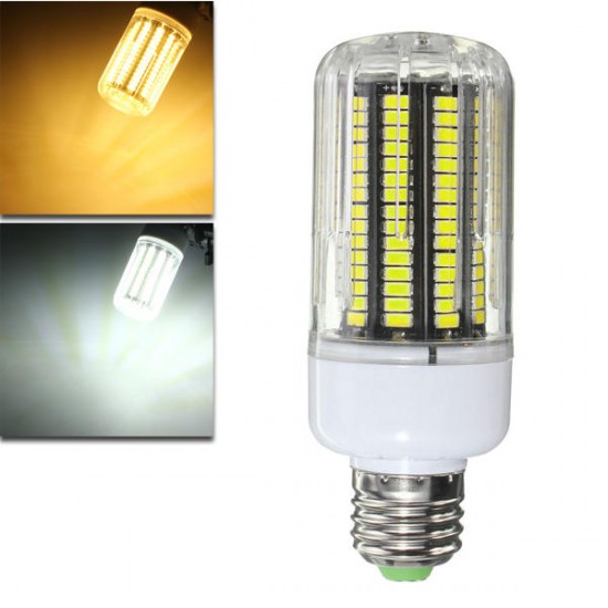 E27 E14 E12 B22 15W 170 SMD 5730 LED 1200Lm Pure White Warm White Cover Corn Bulb AC110V E27 E14 E12 B22 15W 170 SMD 5730 LED 1200Lm Pure White Warm White Cover Corn Bulb AC110V
