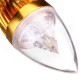 E27 E14 E12 B22 4.5W AC85-265V Golden Cover LED Candle Light Bulb